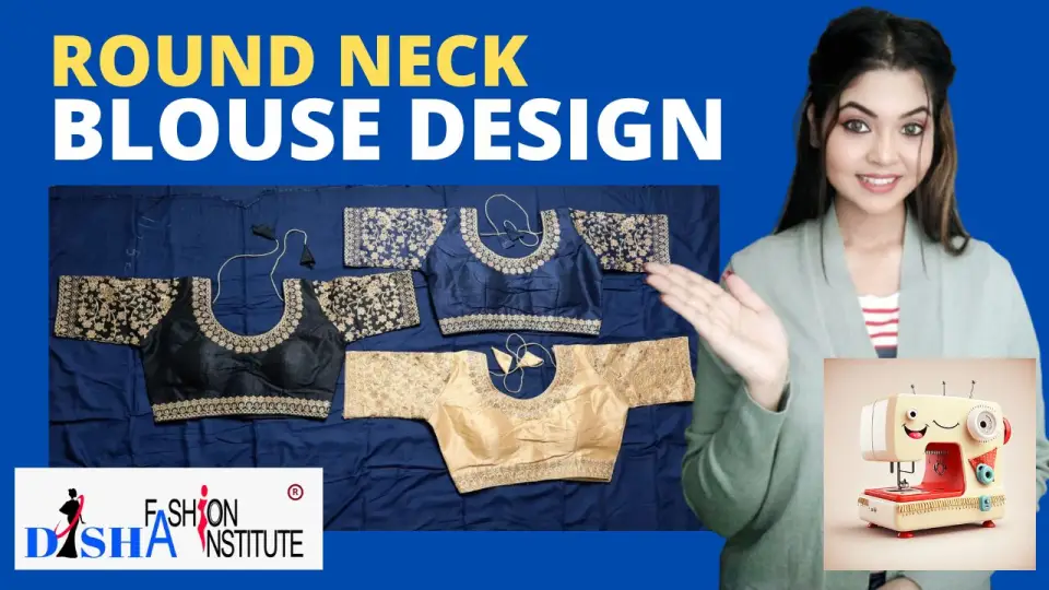 Round Neck Blouse Design