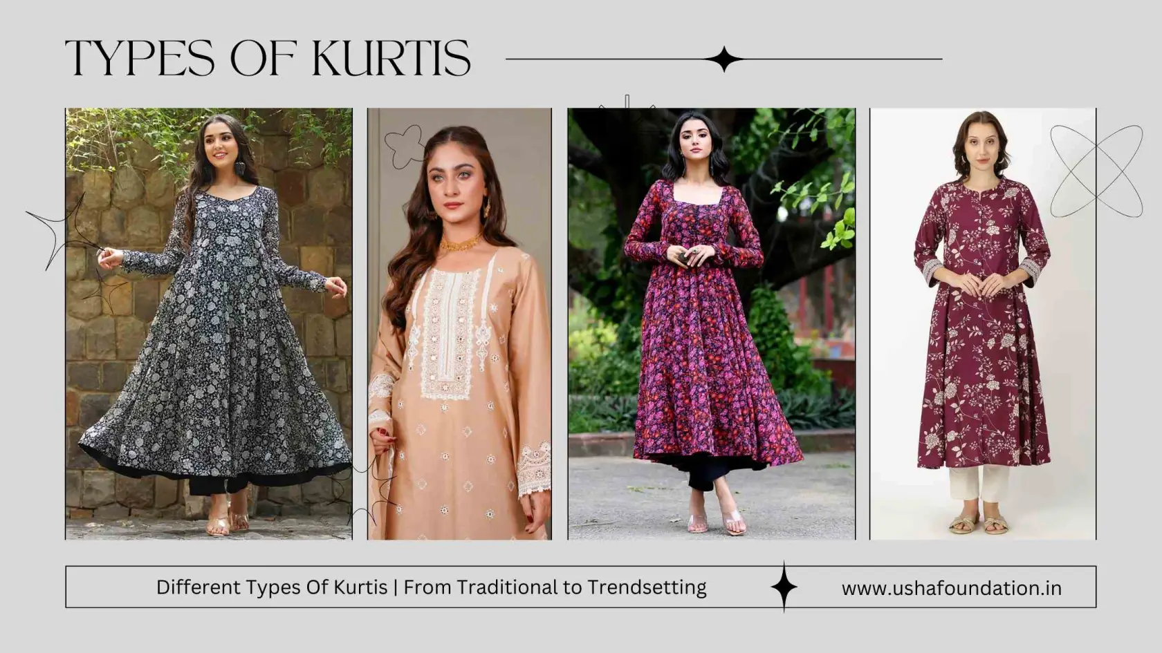 Different Types of Kurtis - Usha Foundation