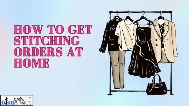 how to get stitching orders at home