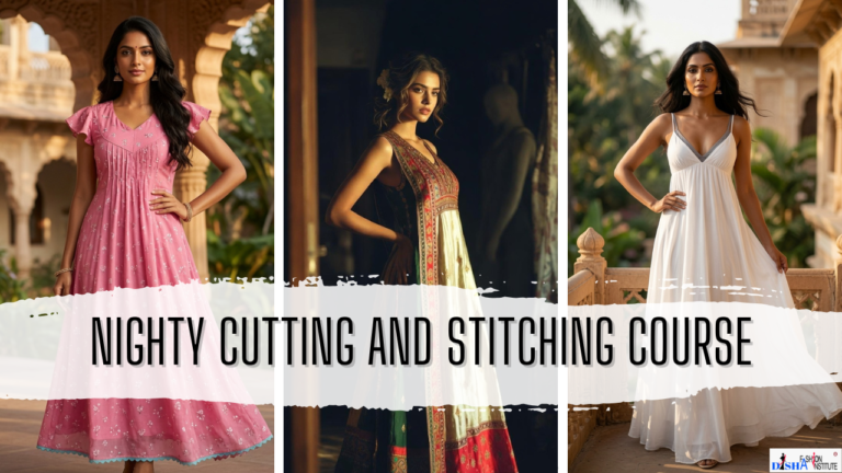 nighty cutting and stitching