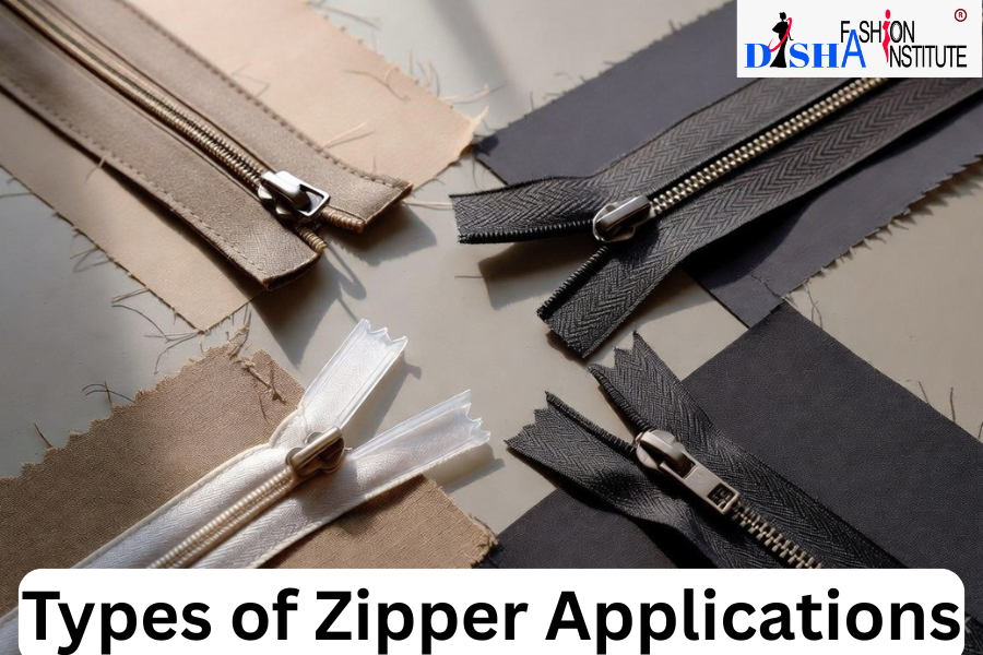 types of zipper applications