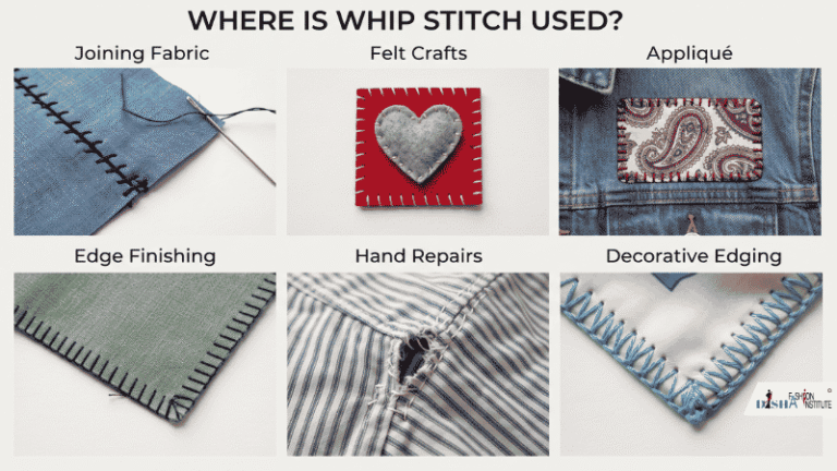 Where Is Whip Stitch Used
